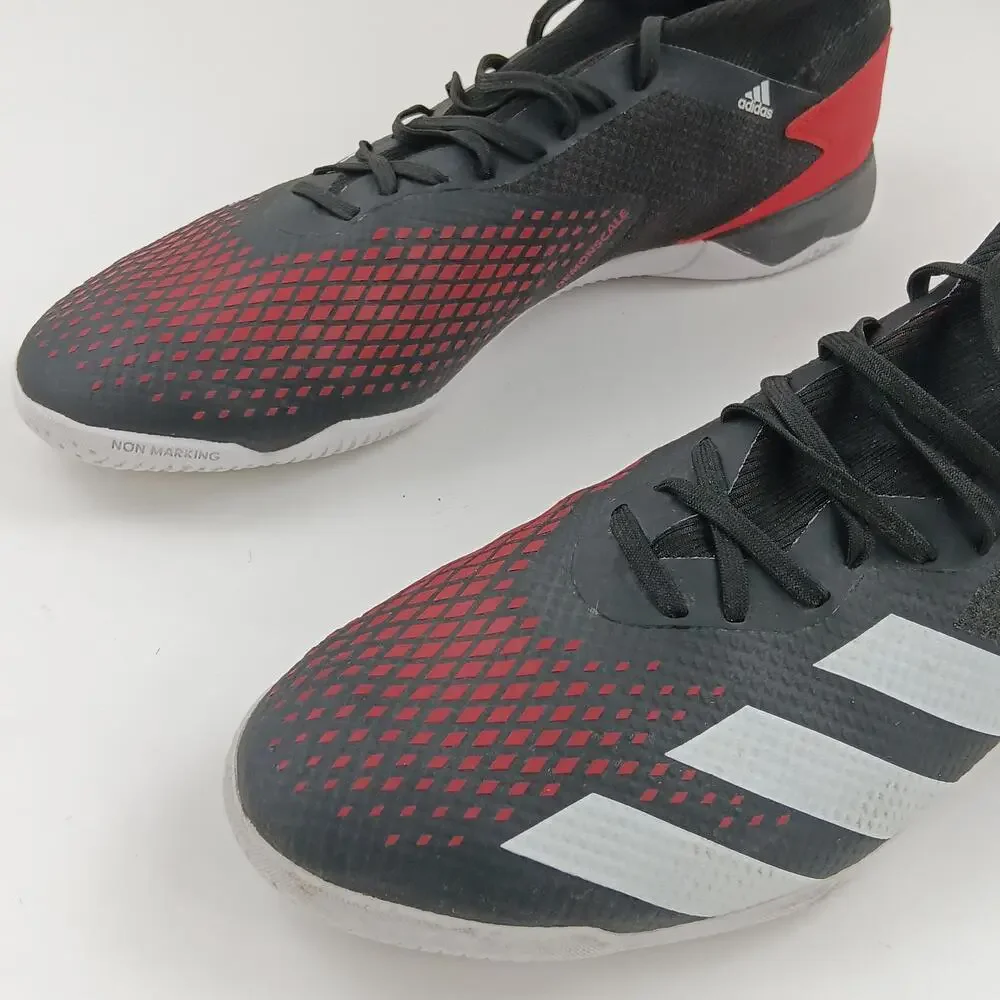 Adidas Predator 20.3 Shoes Mens Size 13 Black Red Indoor Soccer EF2209